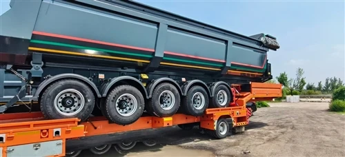Four-axle Tipper Semi-trailers For Export To Kazakhstan