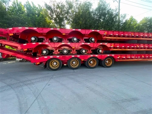 Three 4‑axle 80‑ton Low‑bed Trailers Will Be Shipped To Angola.