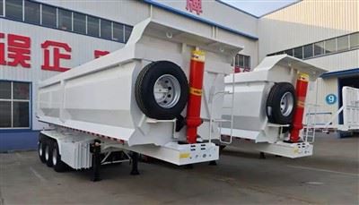Semi Trailer Three Axle Dump Truck
